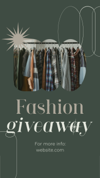 Elegant Fashion Giveaway Instagram Story