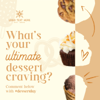 Dessert Customer Engagement Instagram Post Design