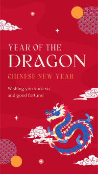 Year Of The Dragon Instagram Reel Design