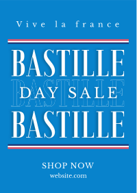 Happy Bastille Day Flyer