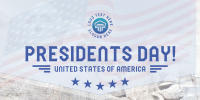 Presidents Day of USA Twitter Post