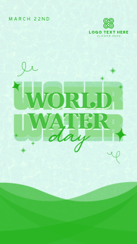 Quirky World Water Day Facebook Story