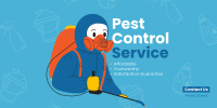 Pest Control Service Twitter Post