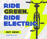 Green Ride E-bike Facebook Post