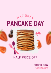 Berry Pancake Day Flyer