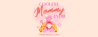 Coolest Mommy Ever Greeting Facebook Cover Image Preview