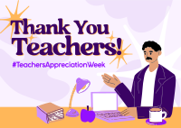 Teacher Appreciation Week Postcard