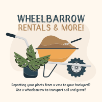 Garden Wheelbarrow Instagram Post Design