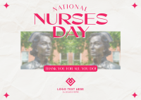 Retro Nurses Day Postcard