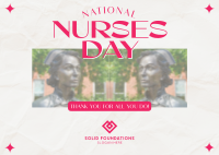Retro Nurses Day Postcard Image Preview