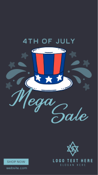 Festive Sale for 4th of July Instagram Story