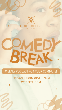 Comedy Break Podcast Instagram Story