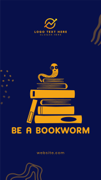 Be a Bookworm Facebook Story