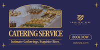 Fancy Catering Twitter Post Design