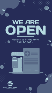 Pharmacy Hours TikTok Video Design