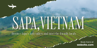 Vietnam Rice Terraces Twitter Post