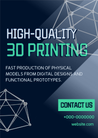 Quality 3D Printing Flyer