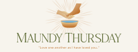 Maundy Thursday Facebook Cover