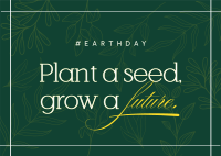 Plant a seed Postcard