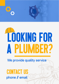 Professional Plumbing Poster