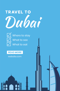 Dubai Travel Package Pinterest Pin