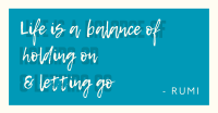 Life Balance Quote Facebook Ad