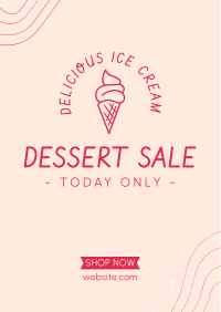 Ice Cream Bar Flyer