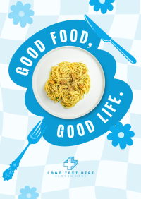 Retro Pop Food Quotes Poster