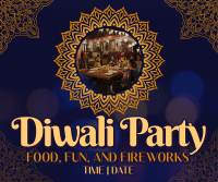 Traditional Diwali Celebration Facebook Post