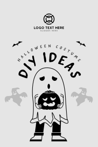 Trick or Treat Ghost Pinterest Pin