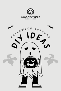 Trick or Treat Ghost Pinterest Pin