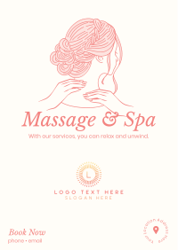 Cosmetics Spa Massage Flyer