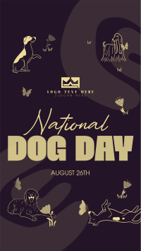 Cute Dog Day Facebook Story