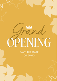 Crown Grand Opening Flyer