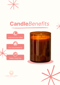 Candle Benefits Poster