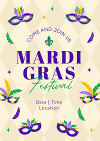 Mardi Gras Festival Poster