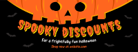Halloween Pumpkin Discount Facebook Cover