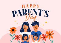 Parents Day Celebration Postcard