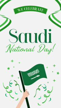 Raise Saudi Flag Facebook Story