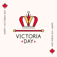 Victoria Day Crown Instagram Post