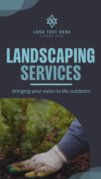 Landscaping Instagram Story example 3