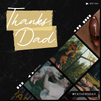 Film Father's Day Instagram Post