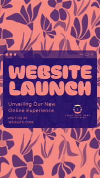 Floral Website Launch Video