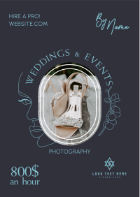 Wedding Photographer Rates Flyer