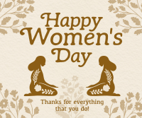 Rustic International Women's Day Facebook Post