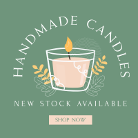 Available Home Candle  Instagram Post Design