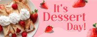 Berry Merry Strawberry Facebook Cover Image Preview