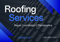 Geometric Roofing Services Postcard