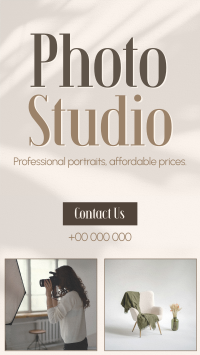 Elegant Photography Studio Instagram Story