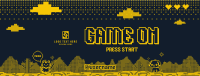 Retro 8-Bit Game Night Facebook Cover Design